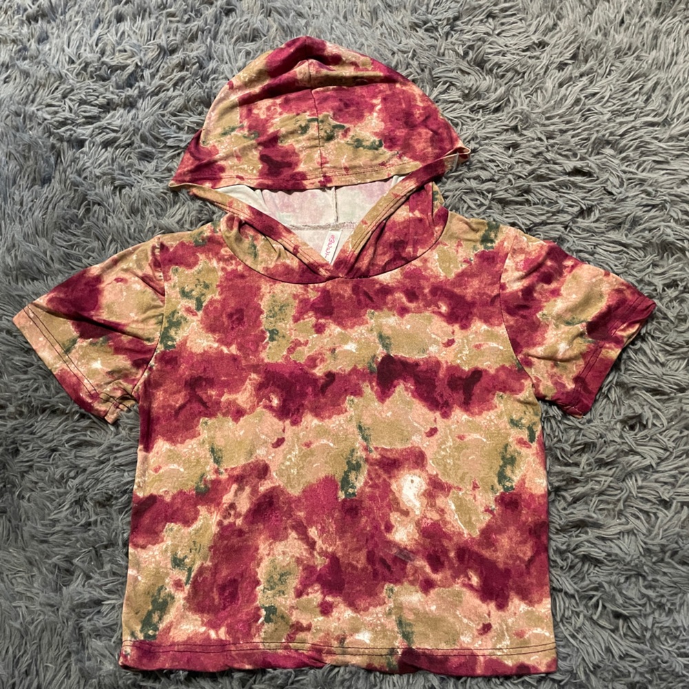 Hooded crop top